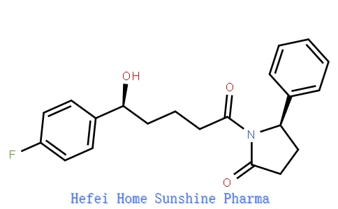 (5R) -1 - [(5S) -5- (4-fluorfenyl) -5-hydroksy-1-oksopentyl] -5-fenyl-2-pyrrolidinon CAS-nr: 1027552-46-0