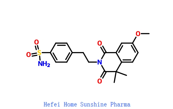 P-[2-(3,4-dihydro-7-metoksy-4,4-dimetyl-1,3-dioxo-2(1H)-isoquinolyl)etyl]benzenesulfonamid CAS 33456-68-7