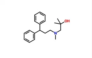 1- (3,3-Difenyl-N-metylpropylamino) -2-metyl-2-propanol CAS 100442-33-9