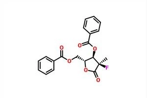 ((2R, 3R, 4R) -3- (benzoyloxy) -4-fluoro-4-methyl-5-oxotetrahydrofuran-2-yl) methylbenzoate CAS 874638-80-9